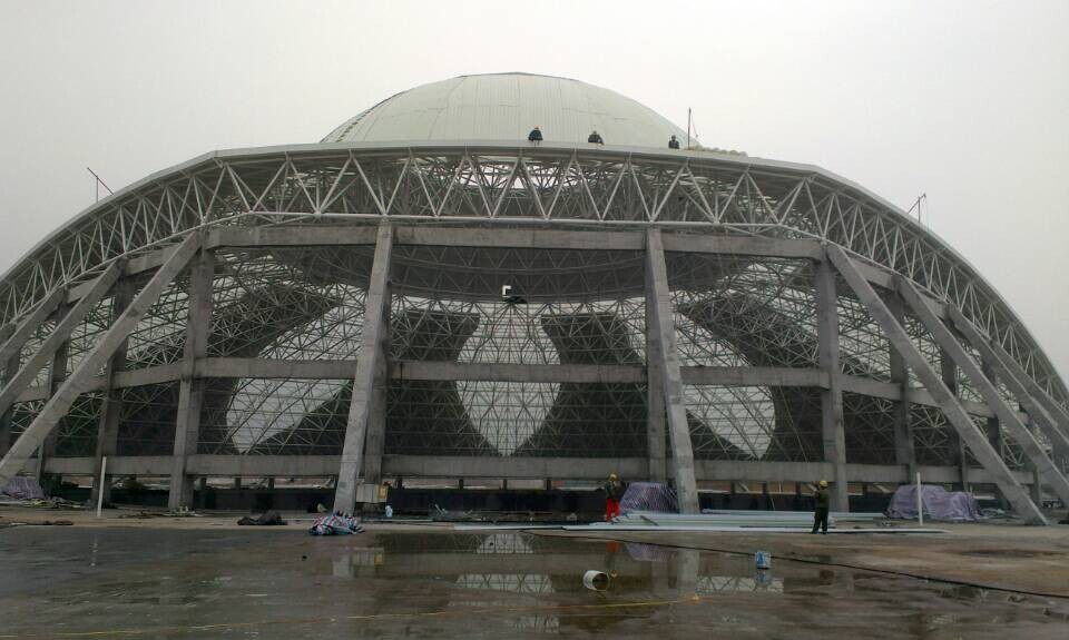 威海温泉馆网架工程