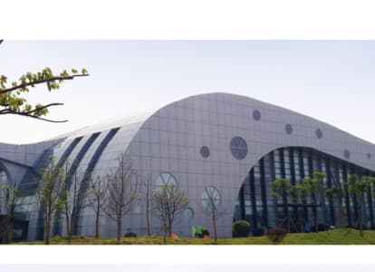 威海会议中心外景网架工程